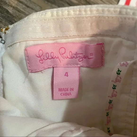 Lilly Pulitzer Happiest Hour print Strapless shift dress floral  Women’s size 4 - Picture 8 of 9